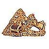 thumbnail image 2 of Fish Tank Gold Mountain Simulation Resin Aquarium Treasure Mountain Hideouts Decoration, 2 of 5