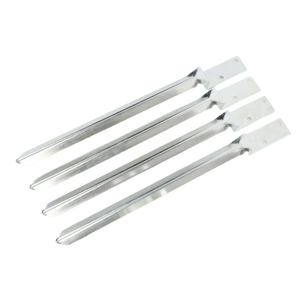 Clavo Para Poste De Cerca De Buzón, Anclaje Resistente Para Poste De Cerca, Revestimiento Galvanizado De Acero Resistente A La Intemperie Para Columpio Al Aire Libre