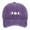 Purple, variant on Landzoo One Washed Baseball Cap With Moon Embroidery Classic Unstructured Low Profile Dad Hat For Daily Use Cozy Stylish Basic Visors