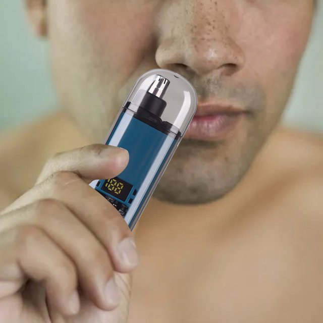 REK Tondeuse pour Poils du Nez Rasage Ciseaux pour Poils du Nez Poils du Nez pour Hommes Affichage Numérique Tondeuse pour Poils du Nez Rasage Poils du Nez Portable