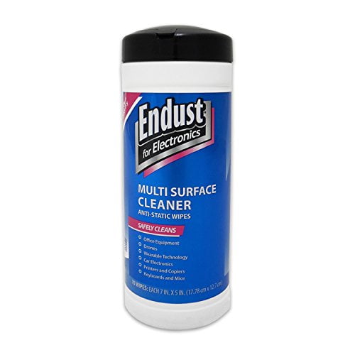 Endust for Electronics Multi-Surface Anti-Static Wipes (259000), 70-Count