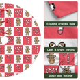 thumbnail image 6 of 30 Inch Christmas Tree Skirt – Velvet Plush Tree Mat, Soft Thickened Polyester with Red Ties, Single-Sided Printing, Available in 30in/36in/48in, Perfect for Holiday Xmas Tree Decoration, 6 of 7