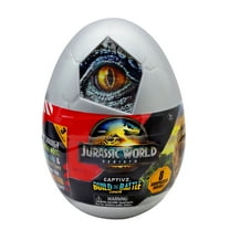 Jurassic World Rebirth Captivz Surprise Egg Action Figures - Rebirth Edition 3 Different Dinosaurs to Collect, Designed for 4 Plus (Unisex)
