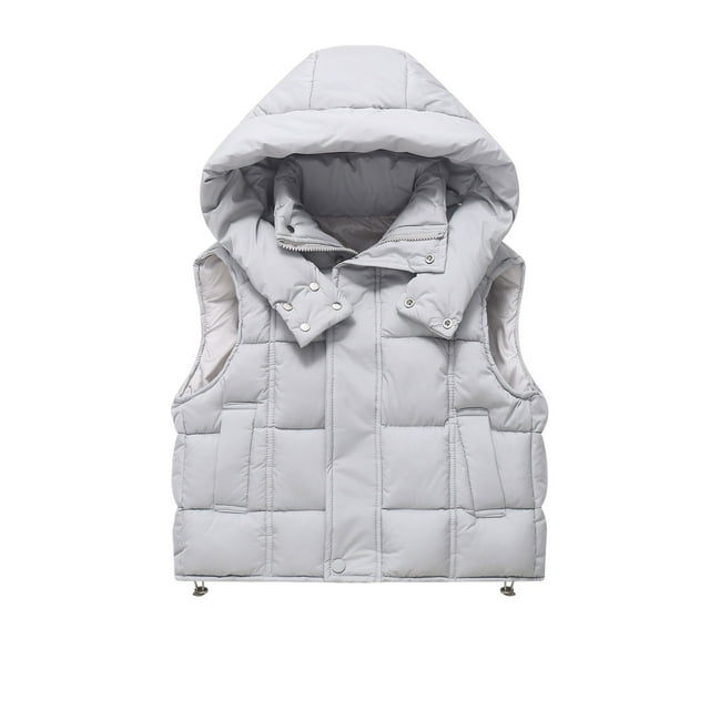 Children Winter Vest Sleeveless Casual Underneath Padded