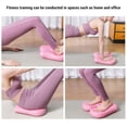thumbnail image 5 of BIMZUC Inflatable Stepper Multi Purpose Fitness Exercise Air Stepper Foot Massage Balance Board Wobble Cushion for Home Workout Core Training, Pink (14.17 in / 36 cm), 5 of 9