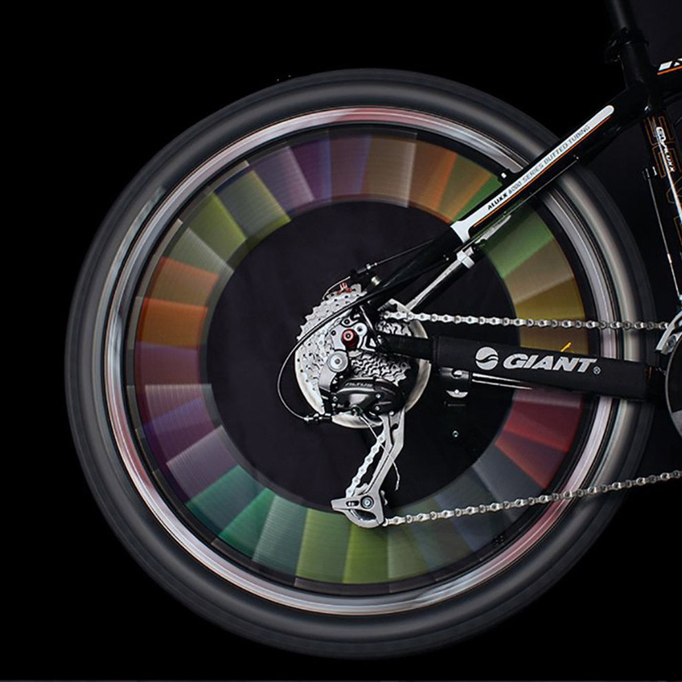 reflective spokes