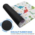 thumbnail image 6 of Long Mouse Pads for Desk,White Dinosaurs Bones Flowers Pattern Desk Mats on Top Of Desks, Desk Mouse Pad Extra Large with 3mm Non-Slip Base and Stitched Edge for Gaming,Office,Work,Home 31.5"x11.8", 6 of 6