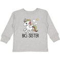 thumbnail image 3 of Inktastic Big Sister Unicorn Girls Long Sleeve Toddler T-Shirt, 3 of 5