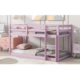 thumbnail image 6 of Low Height Twin Loft Bed in Pink with Storage Space and Safety Features, 6 of 6