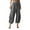 Dark Gray, variant on cfhntfmh Capri Pants for Women Soft Stretch Wide Leg Yoga Cropped Pants with Pockets Loose Casual Summer Pants