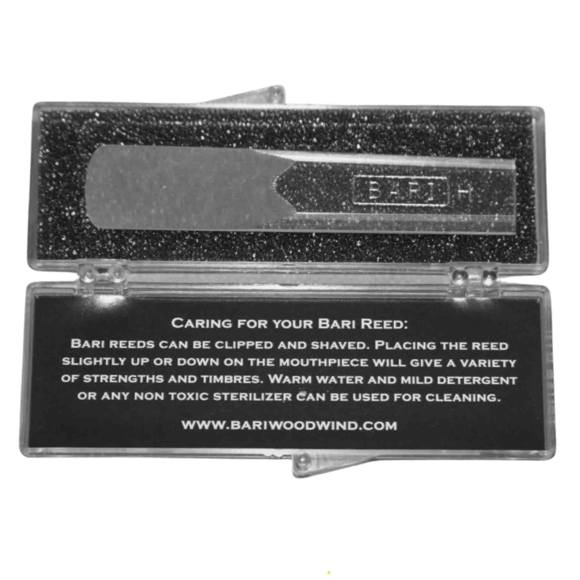 Bari Synthetic Tenor Sax Reed - Original (Clear) - Strength 4.0-4.5 - Hard