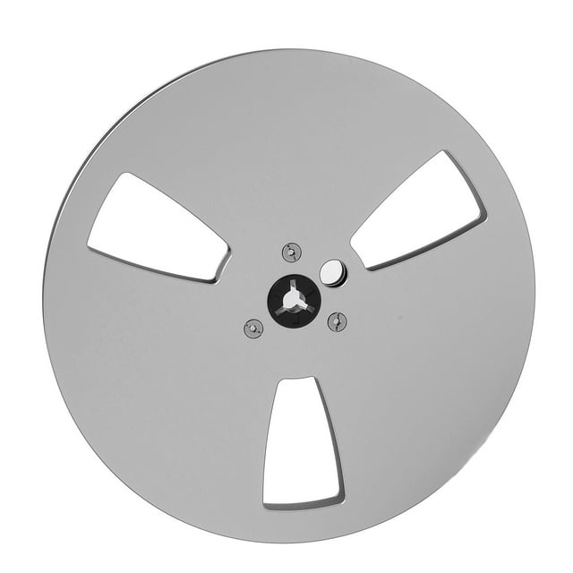 1/4 7 Inch Empty Tape Reel, Aluminum Alloy Universal Sound Recording Tape Reel for Reel to Reel Tape Player, Upgrading Sound Quality Accessory with Stable Performance