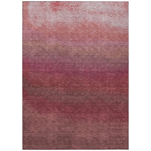 Dalyn Rugs Machine Washable Indoor/Outdoor Chantille Red 2'6" x 3'10" Rug