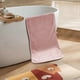 thumbnail image 4 of Set de toallas de baño con celosía de piña - Toallas de secado rápido súper absorbentes, suaves y esponjosas, 100% algodón, 30x58 pulgadas, pack de 2 para casa y gimnasio, 4 of 6