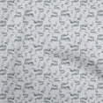 thumbnail image 1 of oneOone Tissu Polyester Spandex Gris Clair Matériel de Robe de Mer Tissu Imprimé Tissu au Mètre 56 Pouces de Large, 1 of 4