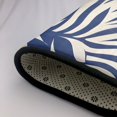 thumbnail image 5 of Flannel Floor Mat 63x48in Non-Slip Wear-Resistant Memory Sponge Point Plastic Bottom For Living Room Office Coffee Table Bed Balcony Zebra Print Style Steelblue_1, 5 of 7