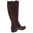 thumbnail image 2 of Naturalizer Womens Jessie Knee-High Wide Calf Riding Boots Brown 11 Medium (B,M), 2 of 2