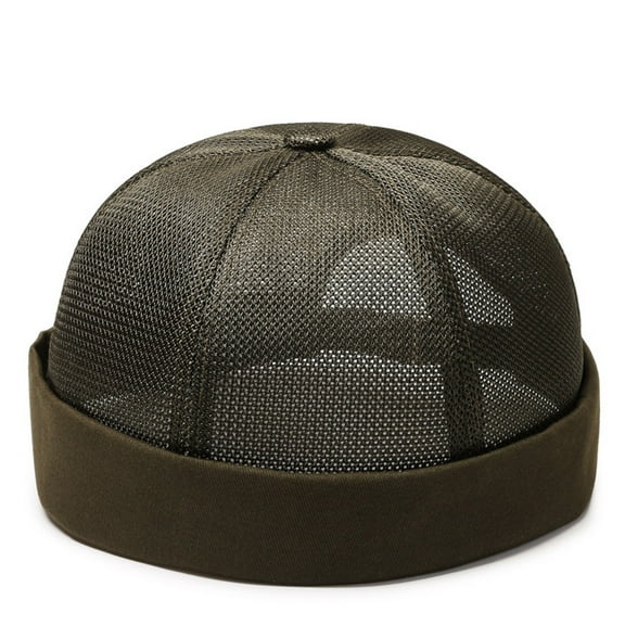 Tittly Beanie Winter Hats Men Solid Cap Mesh Quick Drying Adjustable Breathable Sport Outdoor Hip Hop Cap Running Hat Hats for Women Navy One Size