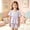 590Purple1546, variant on Child Girls Summer Short Sleeve Cloud Print Cute Cartoon Tops Pants Toddler Comfy Outfit Sets Square Collar Holiday Daily Clothing Sets