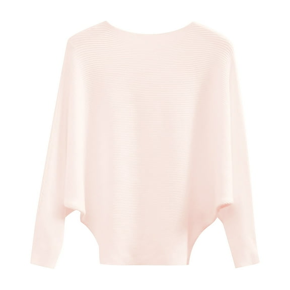 Helii Winter Fall Sweaters for Women Crew Neck Long Sleeve Knitted Sweatshir Solid Color Warm Soft Casual Loose Jumper Cute Trendy Work Outfits 2025 Beige L