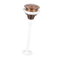 thumbnail image 2 of CarpNettore Toilet Flush Button Toilet Tank Button Round Single Push Universal Easy Installation Replace Parts for Restroom Home Bathroom Rose Gold, 2 of 9