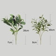 thumbnail image 7 of Mdesiwst 1Pc Artificial Olive Leaf Branch with Stem Faux Green Plants Greenery Home Table Centerpiece Wedding Decoration, 7 of 7