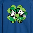 thumbnail image 3 of Disney - Mickey Minnie Shamrock - Men's Long Sleeve T-Shirt, 3 of 5