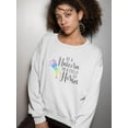 thumbnail image 2 of Field Of Horses Sweatshirt Women -Image by Shutterstock, Female 3X-Large, 2 of 4