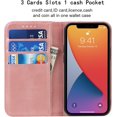thumbnail image 2 of Case for iPhone 13 Pro 5G,iPhone 13 Pro Case,PU Leather Folio Case Wallet with [Kickstand] [Card Slots] Cover [Protective TPU Interior Case] Compatible with Apple iPhone 13 Pro 6.1",Rosegold, 2 of 13