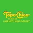 thumbnail image 4 of Topo Chico Sabores Lime with Mint Extract Flavored Sparkling Water Cans, 12 fl oz, 8 Pack, 4 of 16