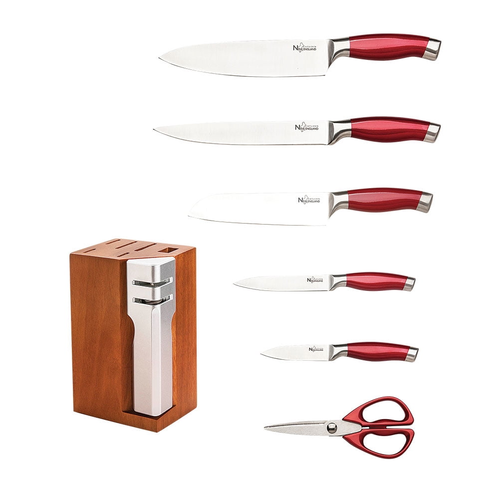 New England Cutlery 7 Piece Set with Sharpener