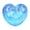 Blue, variant on Heart Shaped Glitter Stress Ball Soft Fidget Toy for Anxiety Relief and Sensory Stress Management Made of Flexible TPR Material for Adults and Youngsters