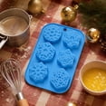 thumbnail image 4 of JuDWoC Christmas Silicone Mold 10.62 Inch Creative Character Baking Pan Food Grade Non Stick Biscuit Cookie Base Reusable Detailed Festive Pudding Form for Handmade Soap Candy Mousse, 4 of 8