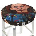 thumbnail image 3 of Cojines para taburete de bar de la novia de Chucky, fundas para taburete de bar redondas súper transpirables, cojín de asiento redondo con elástico, 12, 13, 14 pulgadas, 3 of 5