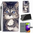 thumbnail image 1 of Bonita funda de libro pintada ultradelgada para Samsung Galaxy S22 S21 Ultra S20 FE S10 Plus S8 Cat Panda Man Lady Protect Phone Capa D08G qiuyongming unisex, 1 of 2