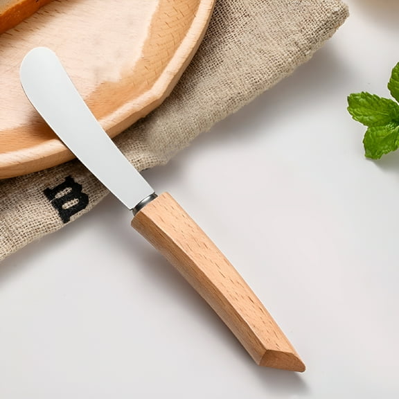 BPPEG Stainless Butter Spreader Knife with Holes Long Handle Bread Cream