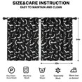 thumbnail image 2 of Blackout Kids Curtains,Black Halloween Bats with White Childrens Insulated Curtains Set Of 2,Bedroom Essentials,Toddler Room Decor 42"x54", 2 of 5