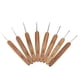 thumbnail image 5 of 20 unids/lote ganchos de ganchillo agujas mango de bambú tejido herramientas de costura Kit, 5 of 12