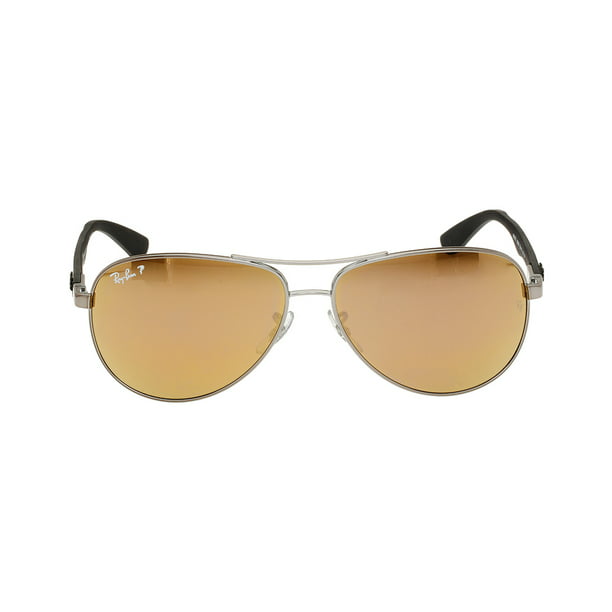Ray-Ban Tech Carbon Fibre Frame Gold Mirror Lens Men's Sunglasses RB8313 -  