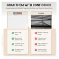 thumbnail image 6 of Cordless Window Blinds, Privacy & Light Filtering 1" Slats Vinyl Mini Blind, Anti-UV Window Treatment, Fits Windows 18" - 72", White, 31" (Width) x 72" (Length), 6 of 9
