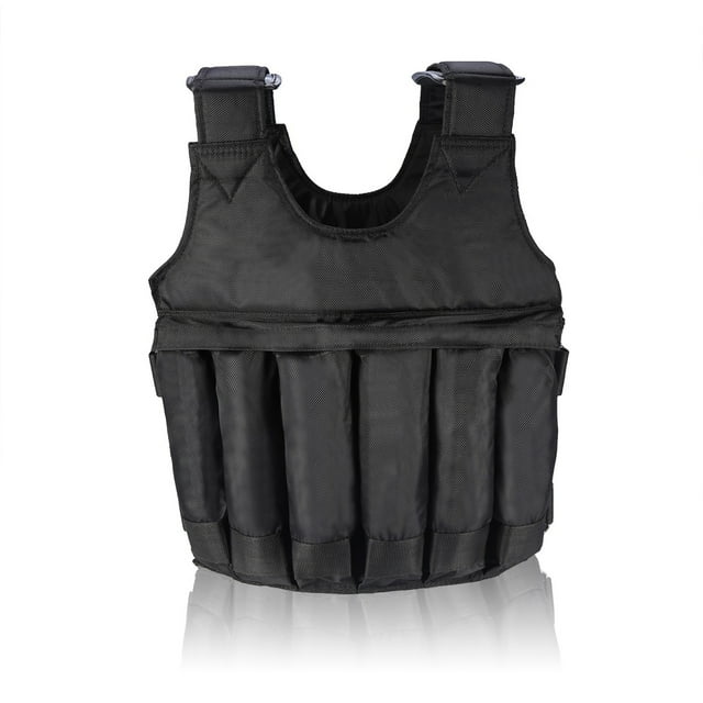 Chaleco Con Peso Ajustable Con Hombro Ensanchado, Carga de 50 kg para Atrenamiento Físico
