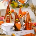 thumbnail image 5 of 4PCS Fall Lighted Plush Gnome Thanksgiving Decorations, Handmade Table Swedish Gnomes Tomte Light Up Elf, Autumn Figurine Gifts, Tabletop Housewarming Present Holiday Decor, 5 of 9