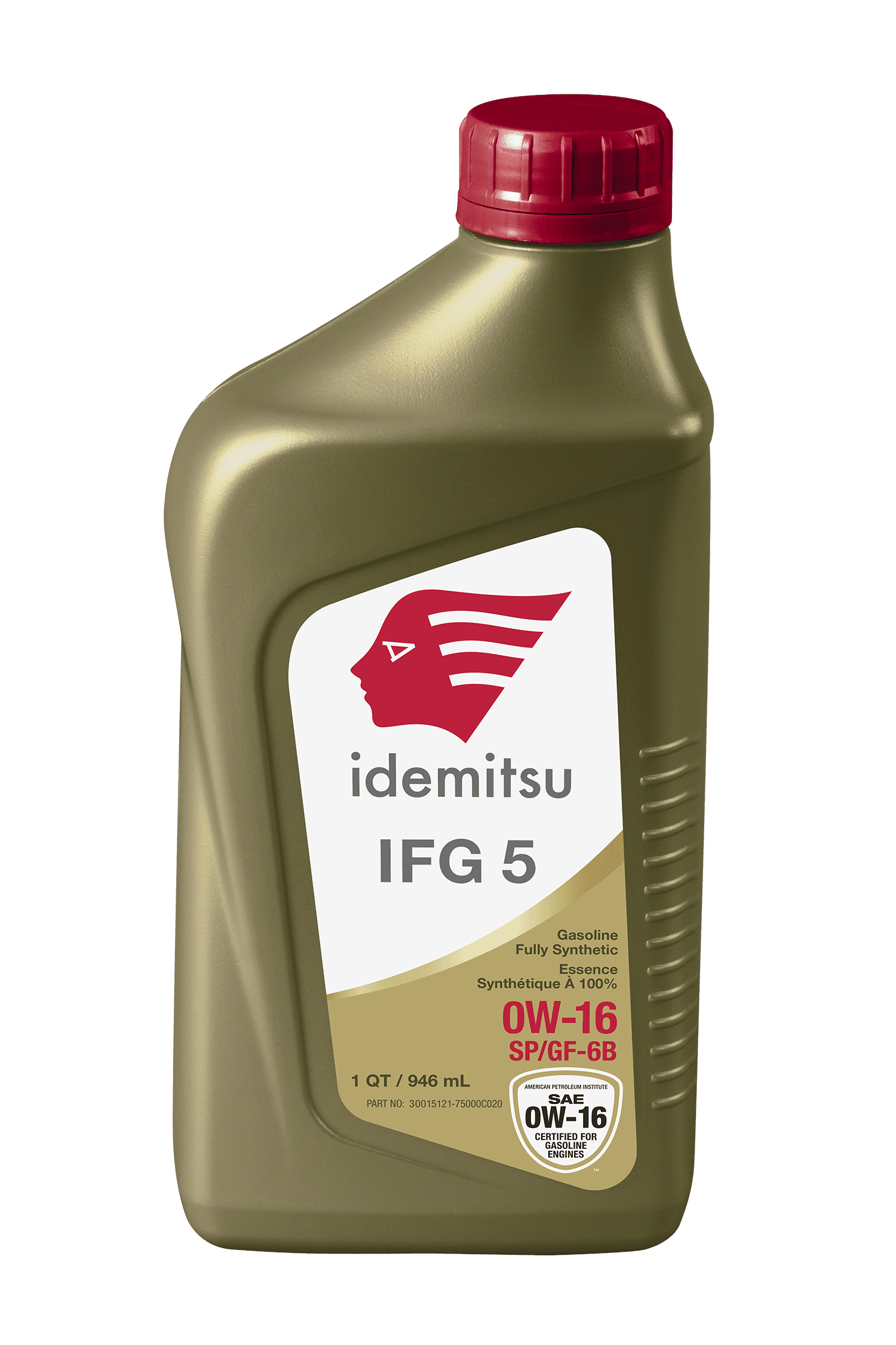 Idemitsu 0W-16 Full Synthetic Oil - 1 Quart IFG5 0W16 SAE