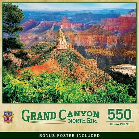 UPC: 0705988307287 | MasterPieces 550 Piece Jigsaw Puzzle – Grand Canyon North Rim – 18 x24