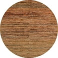thumbnail image 1 of Ahgly Company Machine Washable Indoor Round Abstract Orange Area Rugs, 7' Round, 1 of 7