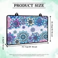 thumbnail image 7 of Renewold Glass Top Stove Cover Electric Stove Mat Foldable Non-slip Cooktop Mat Multipurpose Washer Dryer Top Protector Range Cover for Kitchen Counter, Bohemian Flower Blue, 7 of 7