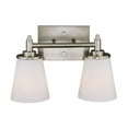 thumbnail image 2 of 2 Light Vaxcel Eastland Satin Nickel Bathroom Vanity Lighting Fixture Sale W0213, 2 of 2