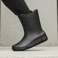 thumbnail image 2 of AUXDIQ Rain Boots Men Mid-calf Waterproof Rain Shoes Outdoor Garden Shoes, 2 of 5