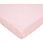 American Baby Co. Cotton Jersey Knit Fitted Portable/MiniCrib Sheet, Pink