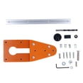 thumbnail image 2 of Circle Milling Base Plate, Fine Processing Thick Synthetic Board Router Slotting Plate Limit Drill Bit 260mm Metal Rail  for 64-65mm Woodworking Trimmer, 2 of 7